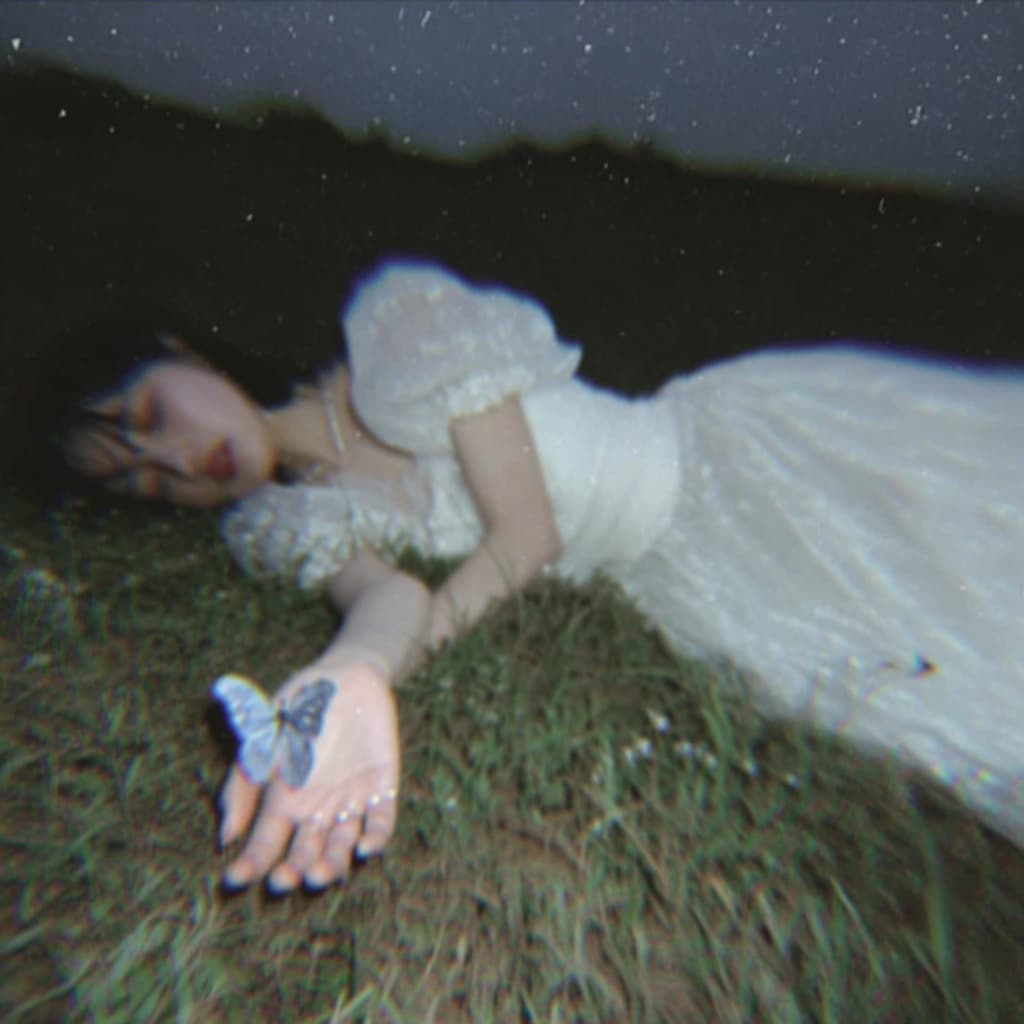 초원 위 푸른 나비가 깃든 신비로운 웨딩 스냅